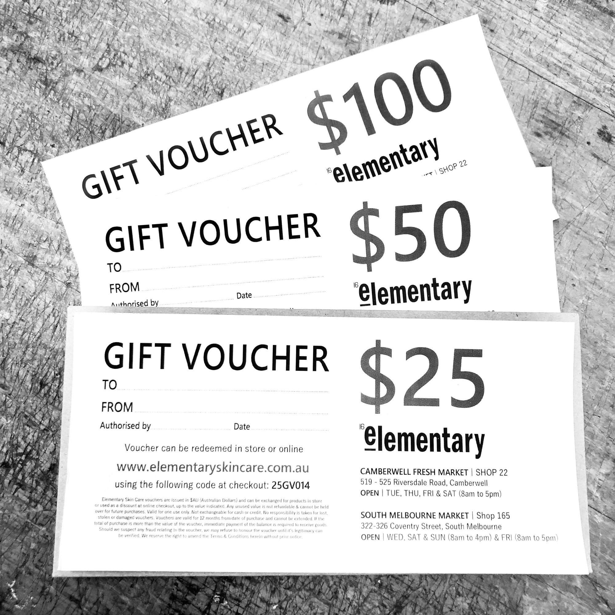 GIFTS & VOUCHERS