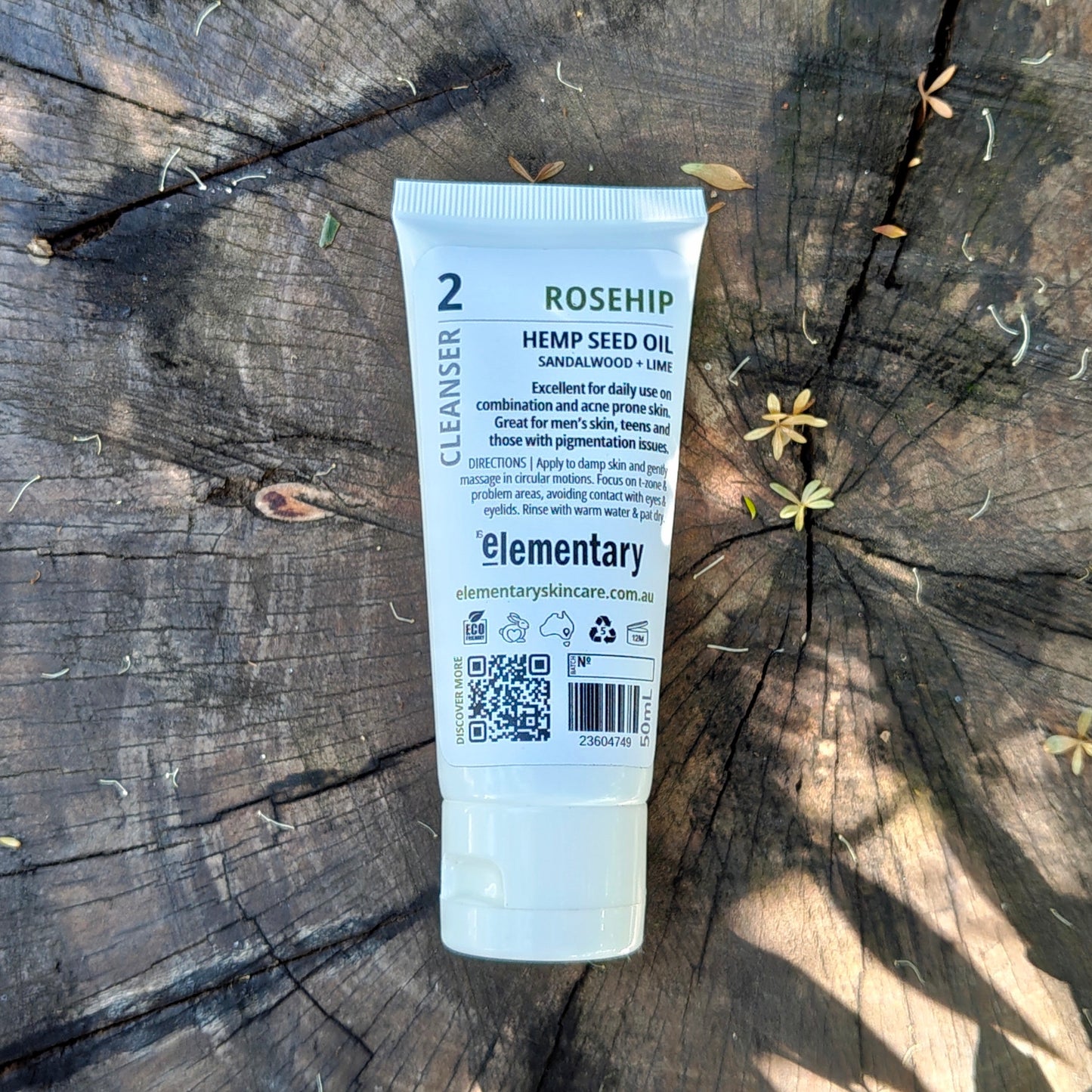 FACE | Rosehip and Hemp Seed Oil Exfoliating Facial Cleanser