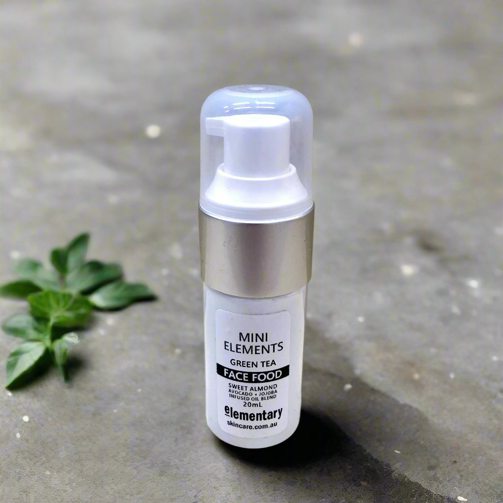 Green Tea infused Face Food Oil Serum by Elementary Skin Care