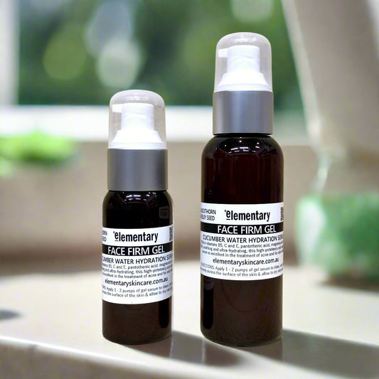 FACE | Cucumber Water Face Firming Serum by Elementary Skin Care, Melbourne
