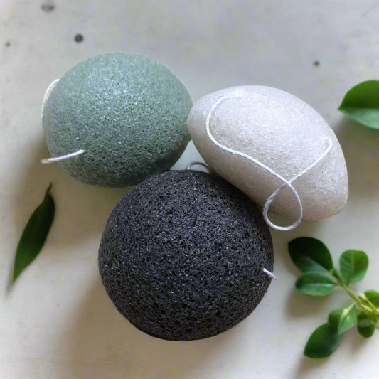 SPONGE | Natural Konjac Cleansing Sponge - Elementary Skin Care, Mebourne