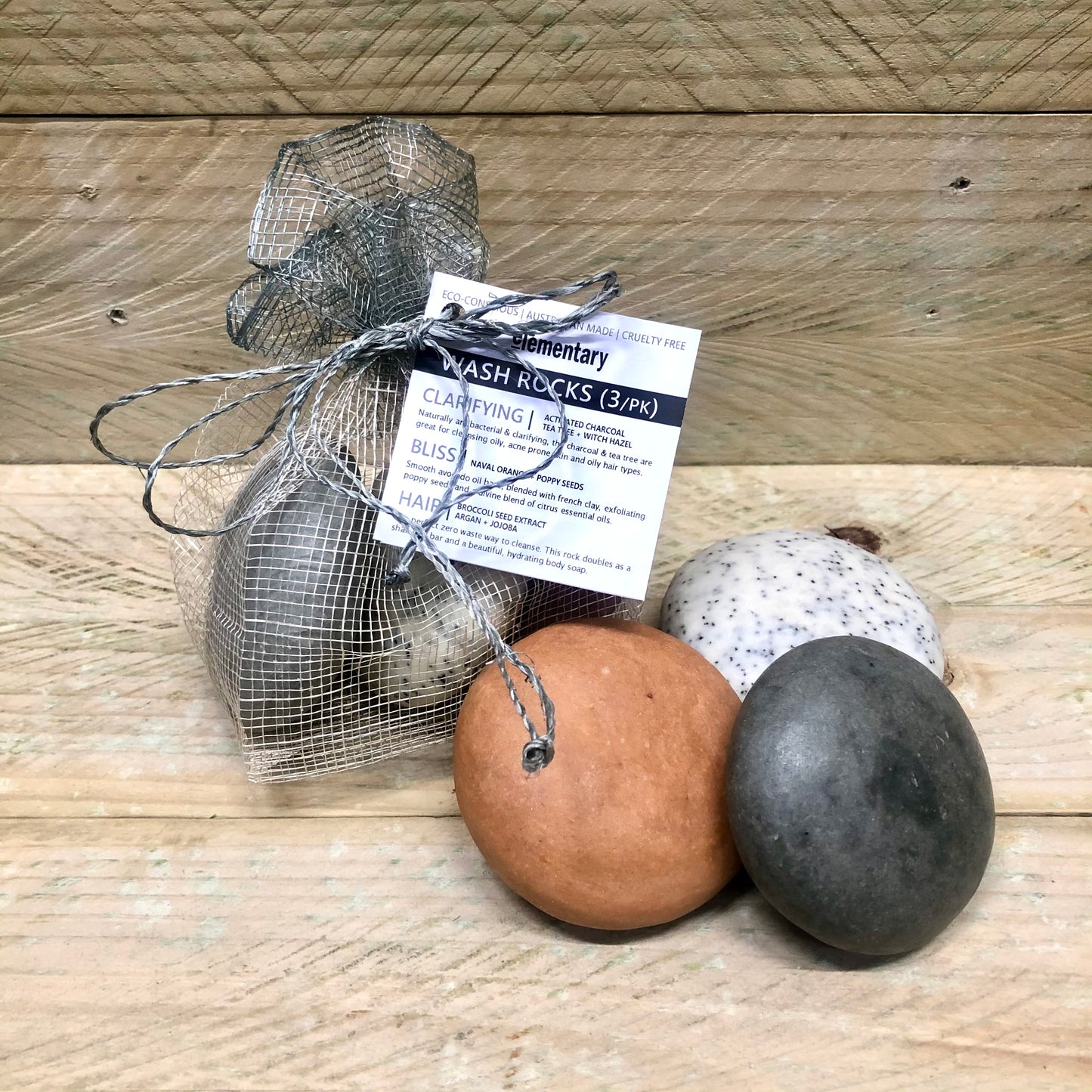 WASH ROCK | Botanical Cleansing Soap Bar