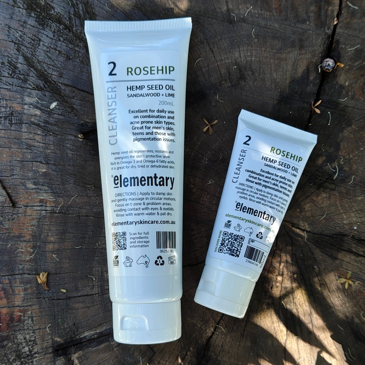 FACE | Rosehip and Hemp Seed Oil Exfoliating Facial Cleanser