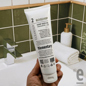 Elementary Rosehip and Hemp Seed Oil Exfoliating Facial Cleanser, 200mL