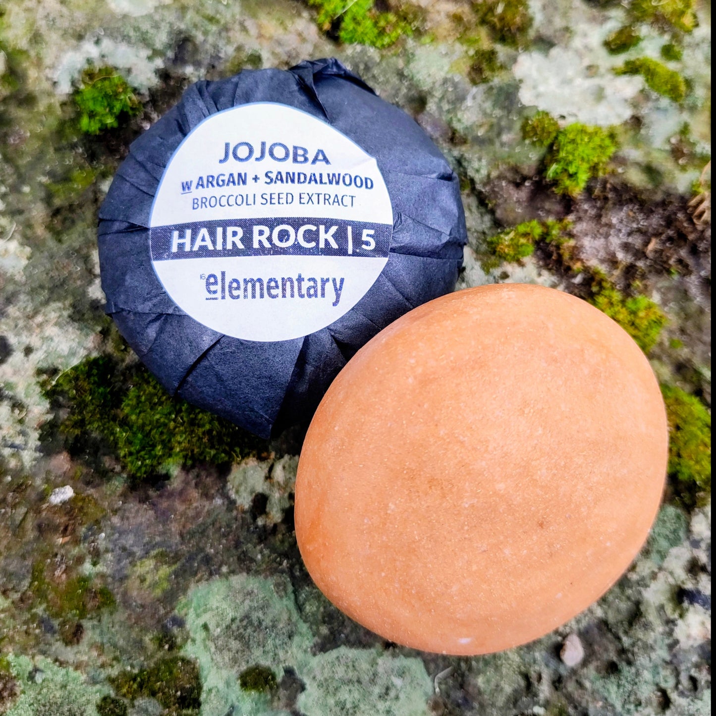 Elementary Hair Rock - Solid Shampoo Bar, hand rolled soaps made in Melbourne, Australia