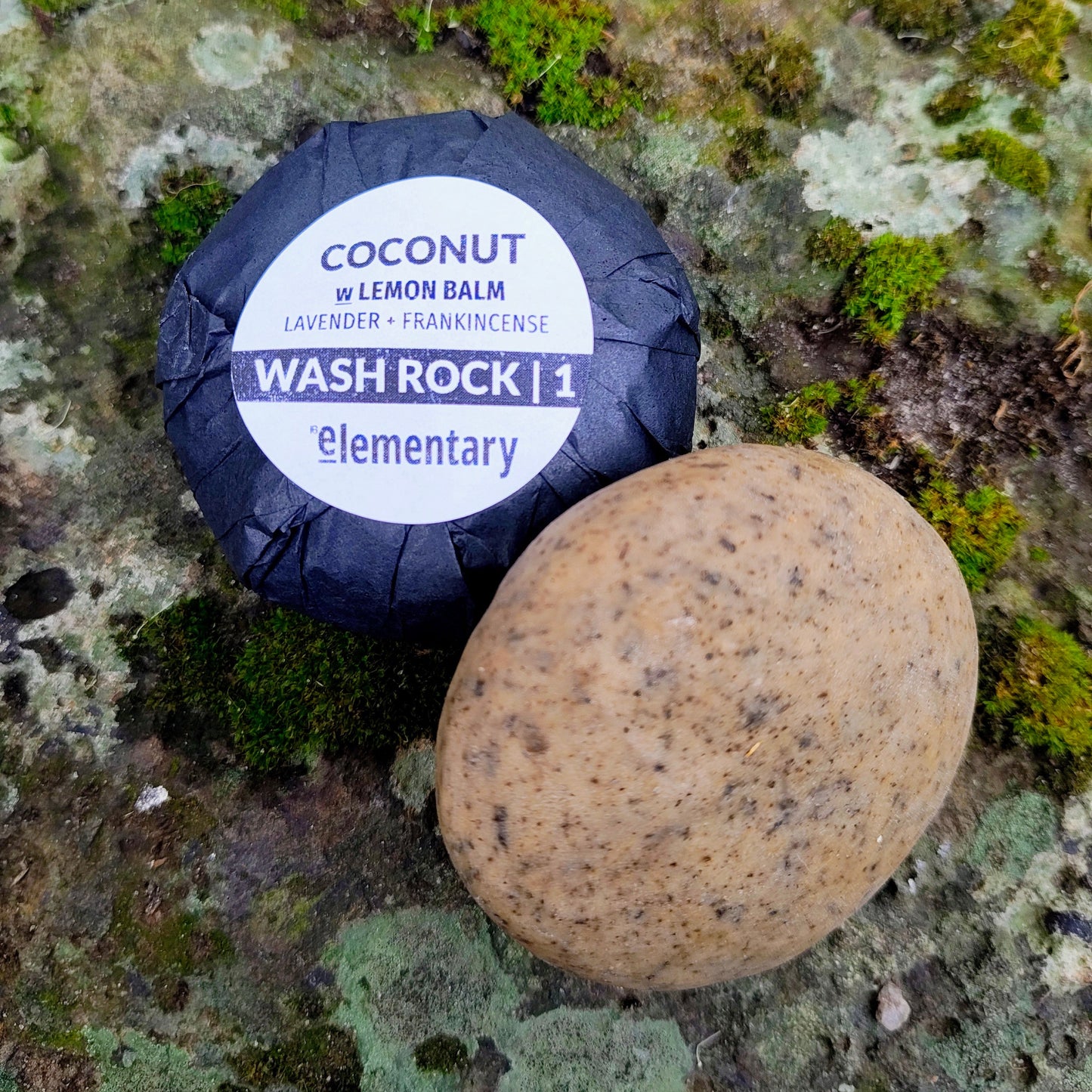 Wash Rocks, hand-rolled by Elementary Skin Care in Melbourne, Australia