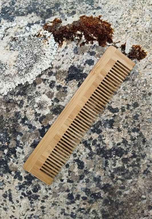 Bamboo Hair Comb - Sustainably sourced and Biodegradable