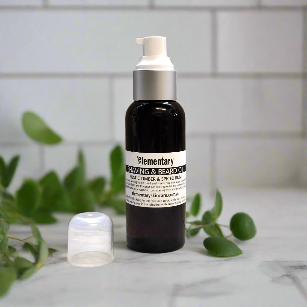 Liberté Shaving & Beard Oil by Elementary Skin Care, Melbourne