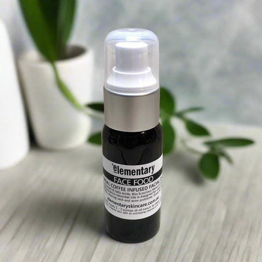 FACE | Nourishing Coffee infused Face Food Oil by Elementary Skin Care, Melbourne, Australia, Facial Products