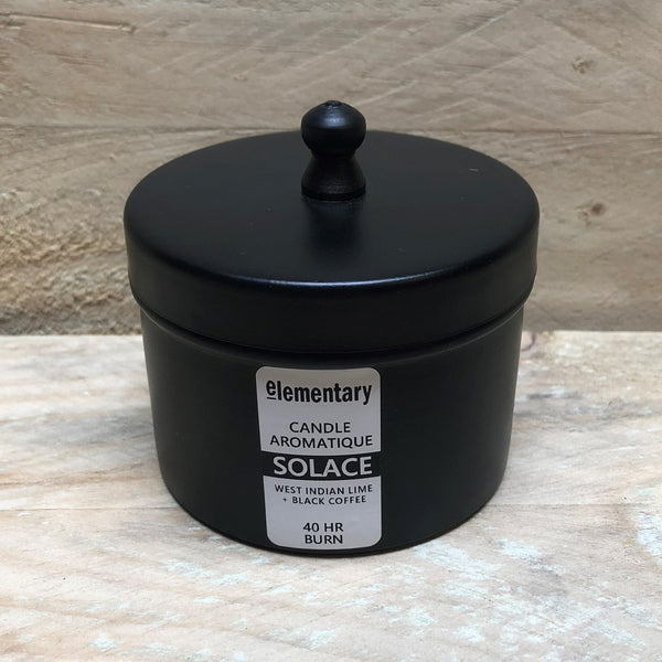 HOME Premium Soy Wax Candle Aromatique Metal Vessel with Crackling T