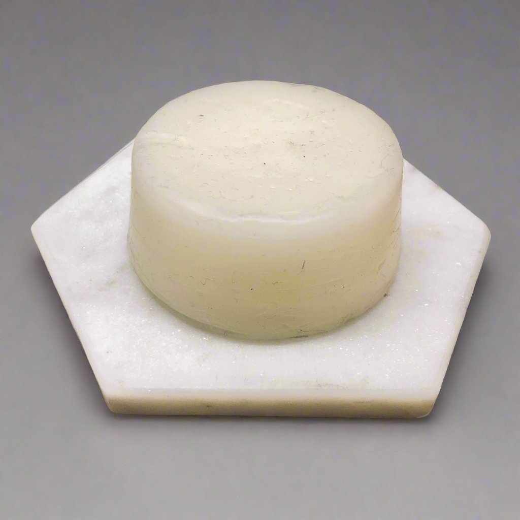 Solid Conditioner Bar for hydrating and detangling long hair. Curly Hair,  Zero-Waste, plastic free hair care. Made by Elementary Skin Care, Melbourne, Australia
