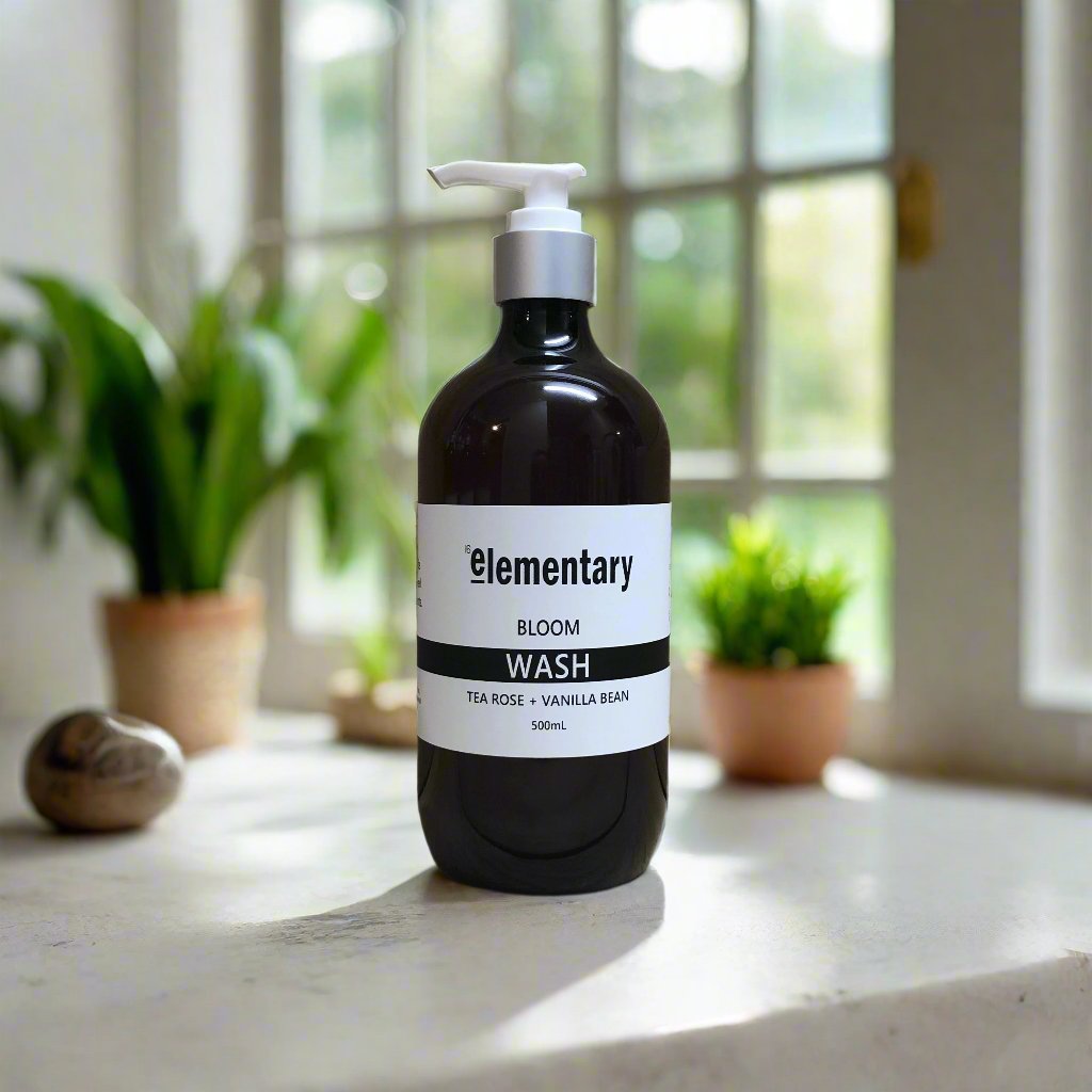 WASH | Bloom Liquid Hand & Body Soap by Elementary Skin Care, Natural ingredients, Made in Melbourne, Ausralia, Bath & Beauty Products