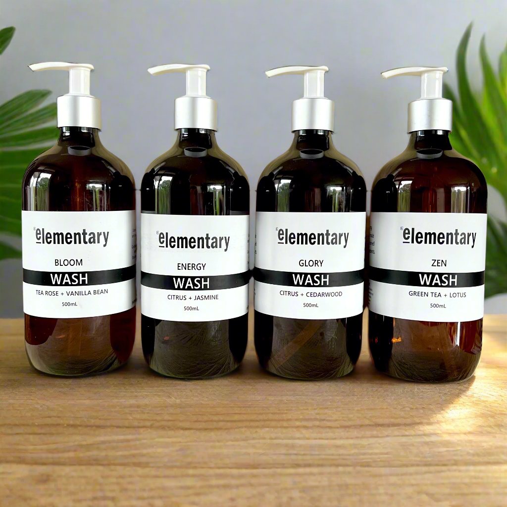 WASH | Natural Liquid Soap by Elementary Skin Care, All natural ingredients, Made in Melbourne, Australia